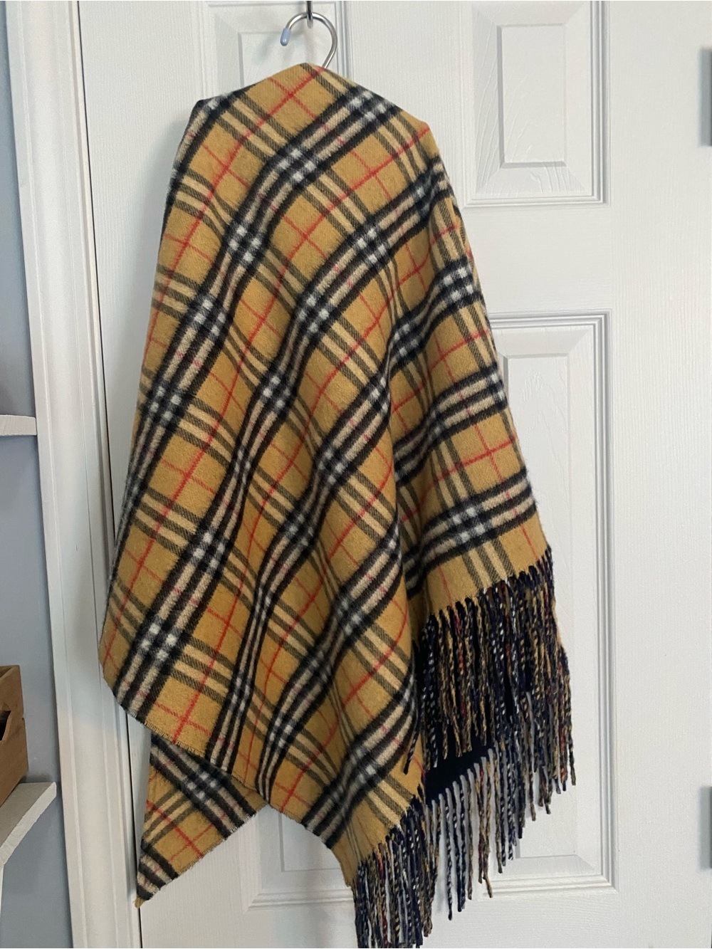 Burberry haymarket blanket scarf